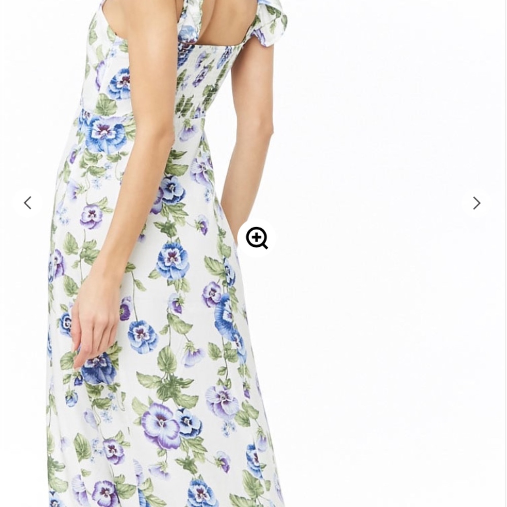 Floral Ruffle-Strap Maxi Dress - Picture 5 of 6